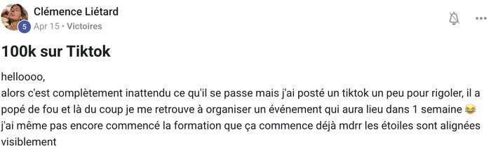 Témoignage client